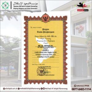 MI Al-Istiqlal kembali sukses menjadi Juara I Sekolah Sehat