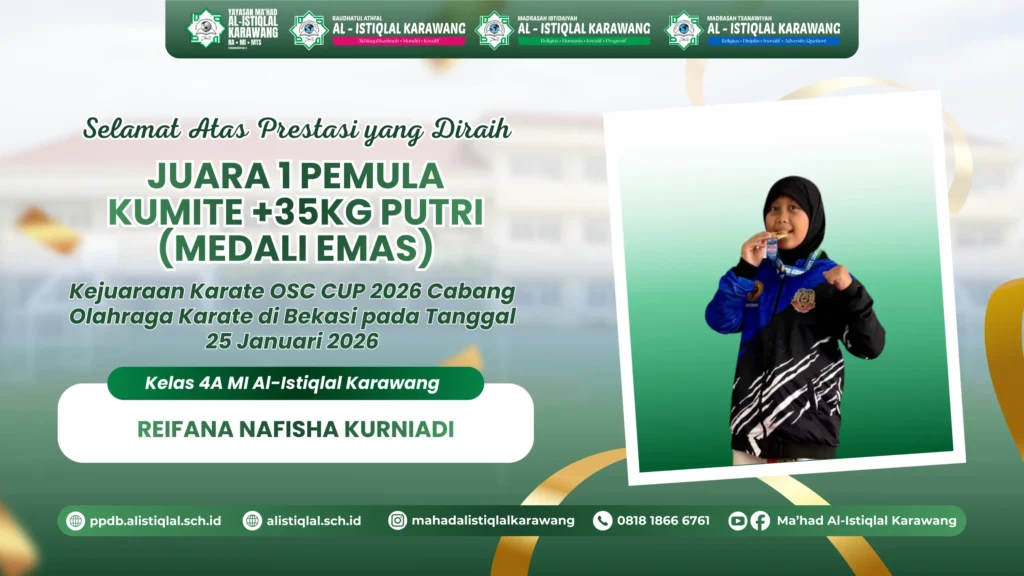 Juara 1 Pra Pemula Kumite Putri