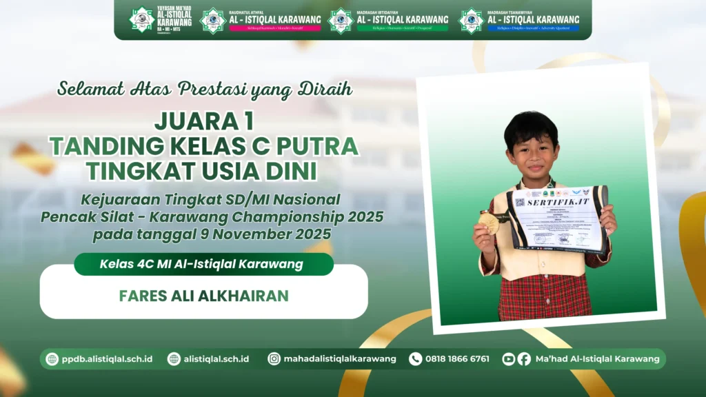 Juara 1 Pencak Silat