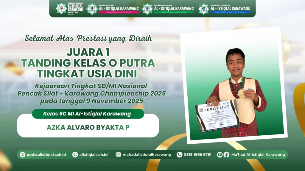 Juara 1 Pencak Silat