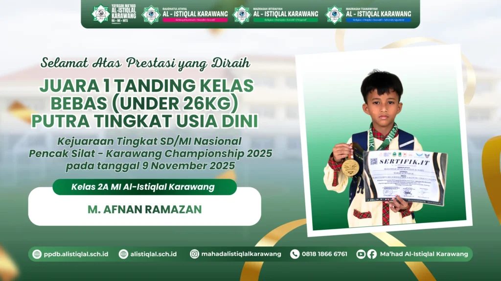 Juara 1 Pencak Silat