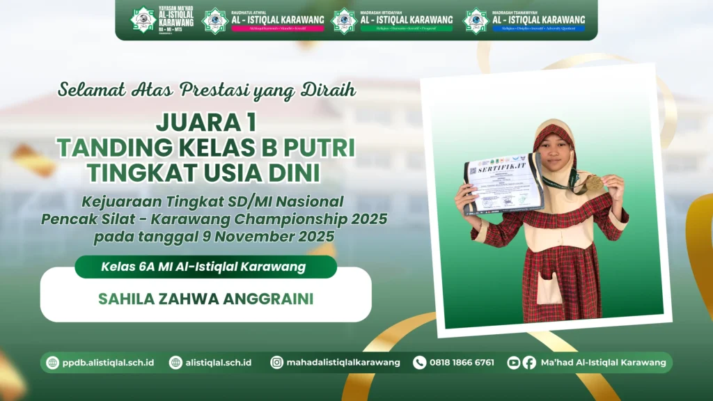 Juara 1 Pencak Silat