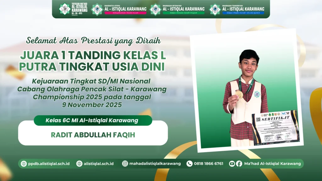 Juara 1 Pencak Silat