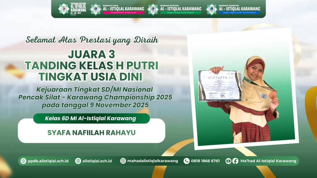Juara 3 Pencak Silat