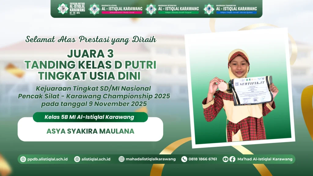 Juara 3 Pencak Silat