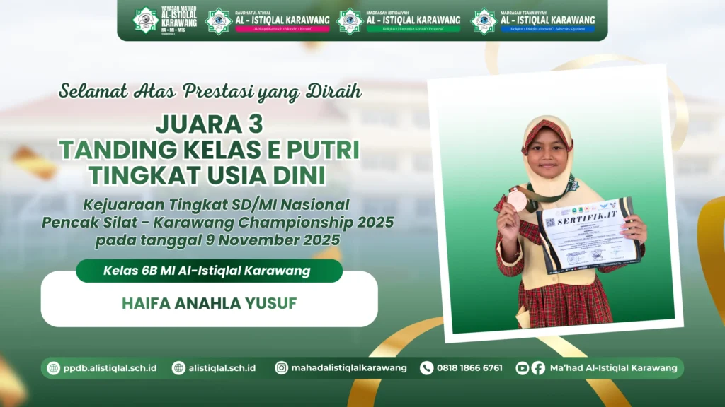 Juara 3 Pencak Silat