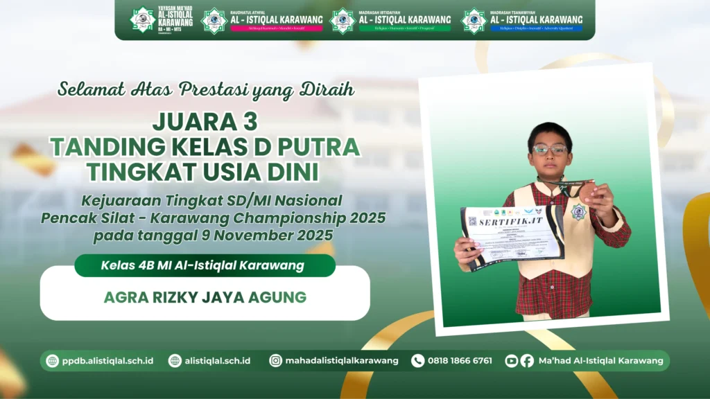 Juara 3 Pencak Silat