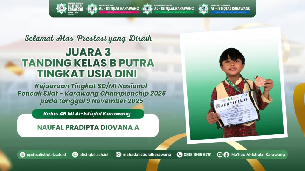 Juara 3 Pencak Silat