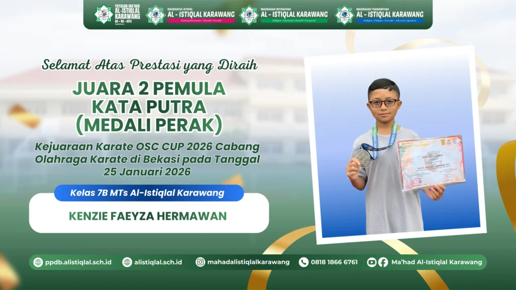 Juara 2 Pemula Kata Putra (Medali perak)