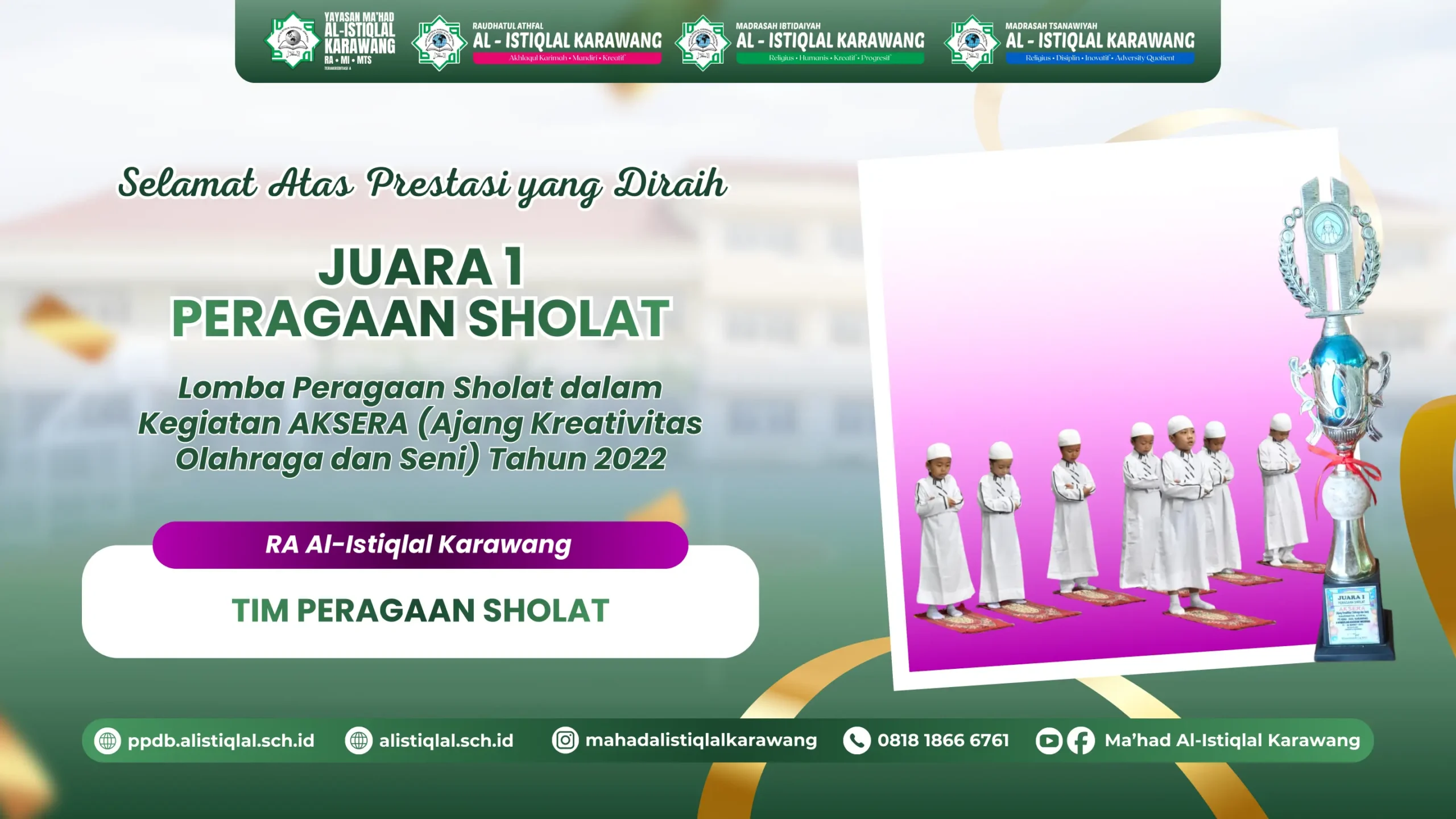 Juara 1 Peragaan Sholat
