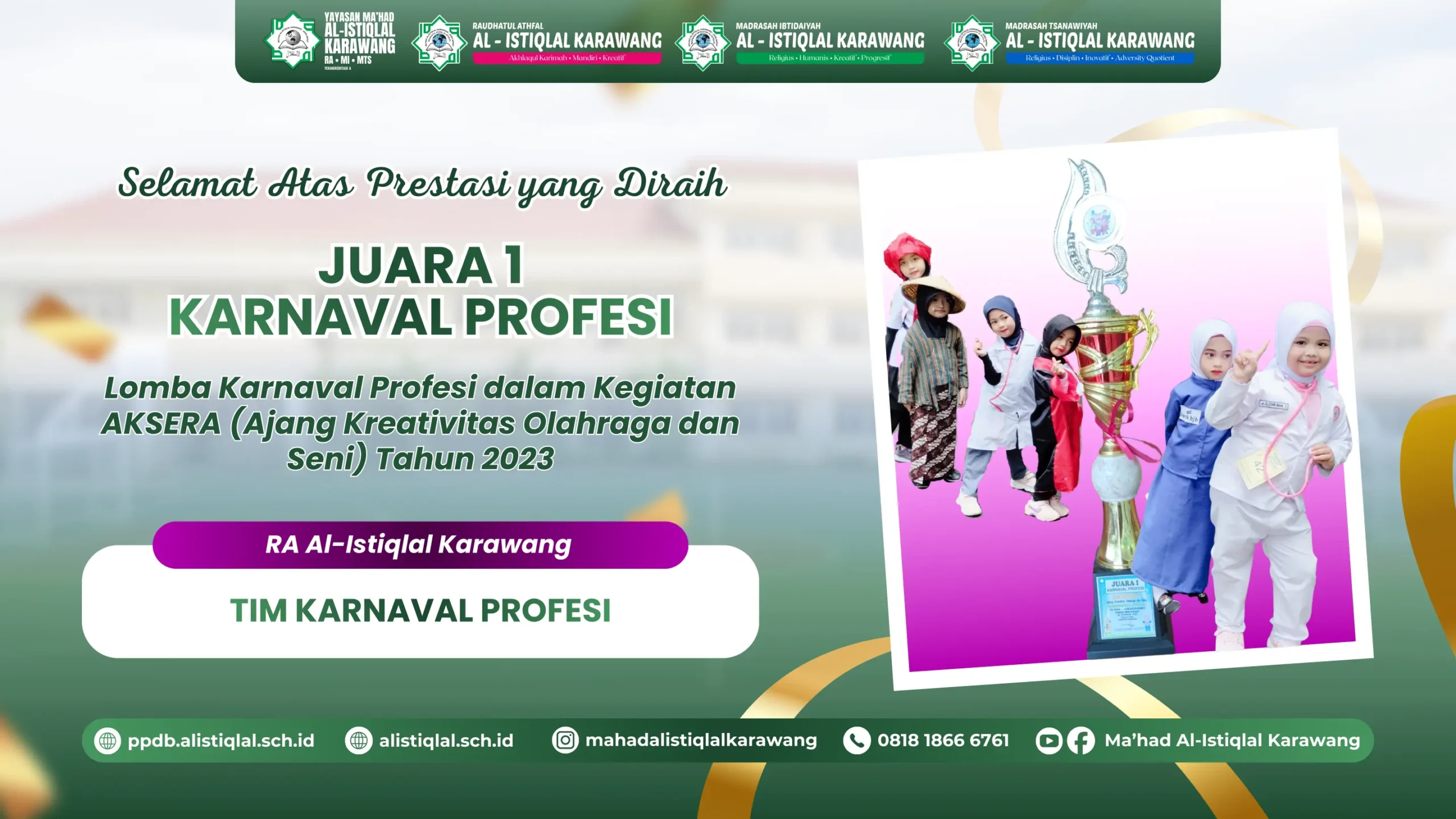 Juara 1 Karnaval Profesi